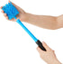 2-in-1 MOSOLAN Water Bottle Brush and Straw Cleaner Brush, Long Handle Scrub Brush with Replaceable Head for Water