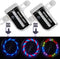 Solhice 2 Tire Rechargeable LED Bike Wheel Lights, Waterproof Bicycle Spoke Lights, 30 Patterns for Night Riding
