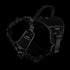 ICEFANG GN8 Tactical Dog Harness with 4X Metal Buckles, Reflective No-Pull K9 Vest for Small Dogs (Black, Small)