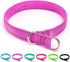 Reflective Slip Dog Collar with Soft Padded Loop for Dogs Training (5/8" W x 15.5" L, Purple), Suitable for 20-38 lbs