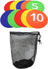 KaiYeA 10Pcs 23cm Spot Markers Spots Markers with Storage Bag Floor Discs Diameter Non Slip Floor Markers Floor Dots