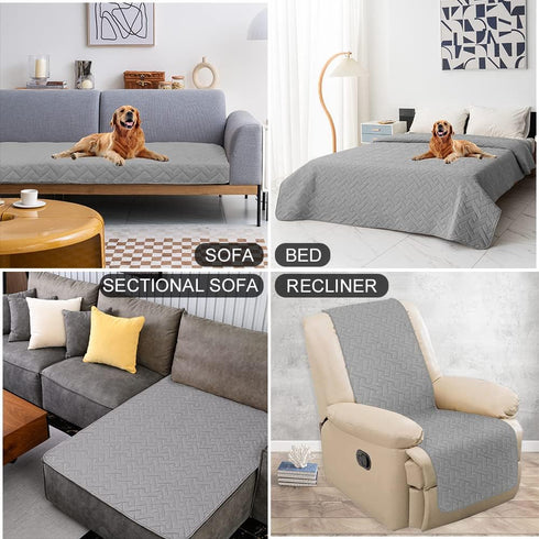 Waterproof Dog Bed Cover by fuguitex, Anti-Slip Couch Cover for Pet, Cat Mat, Sofa Chair Recliner Furniture Protector