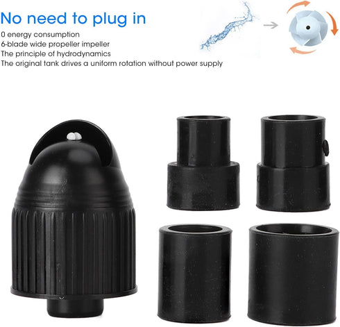360° Automatic Rotation Circulation Pump, Fish Small Powerhead for Freshwater Saltwater Aquarium