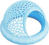 Bingche 4pcs Hammock Aquarium Safe Resting Betta Cave Fish to Swim-Through Rest Floating Shrimp Plastic Lounge(Blue)