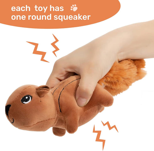 Interactive Plush Squirrel Dog Toy - Hide and Seek Puzzle for Engaging Play