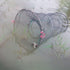 30cm 60cm HEMOTON Lobster Crab Shrimp Fishing Trap Net, Foldable Circular Cast Net, Sturdy Mesh Cage for Blue Crabs