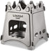 Lixada Portable Camping Stove - Lightweight Titanium Wood Burning Stove for Outdoor Cooking and Hiking