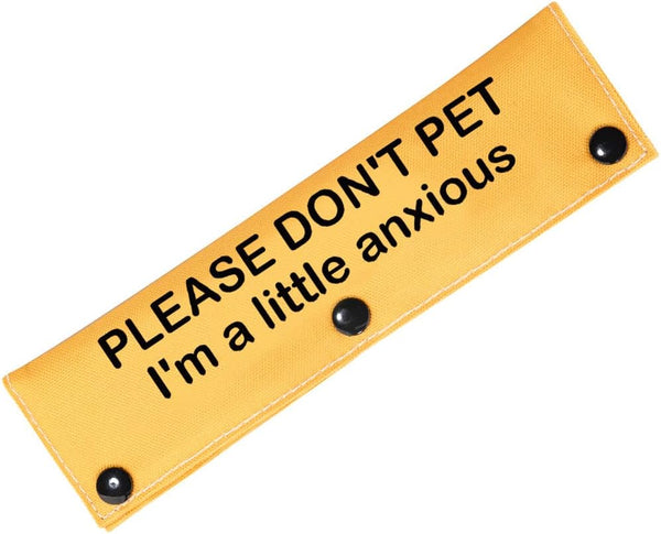 Please Don’t Pet I'm a Little Anxious Dog Leash Wrap - Anxious Dogs Leash Sleeve (Little Anxious Sleeve)