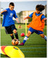 Soccer Cones Set of 50, Agility Training Disc Cone with Carry Bag and Holder for Football and Basketball Sports