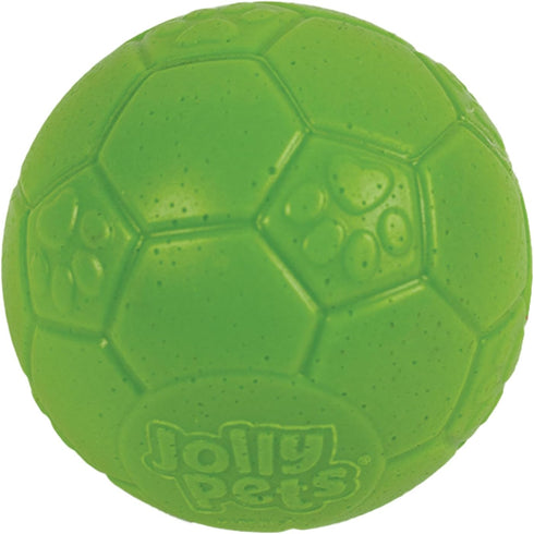 Jolly Pets Mini Jolly Soccer Ball, Floating-Bouncing Dog Toy, 3" Green Apple