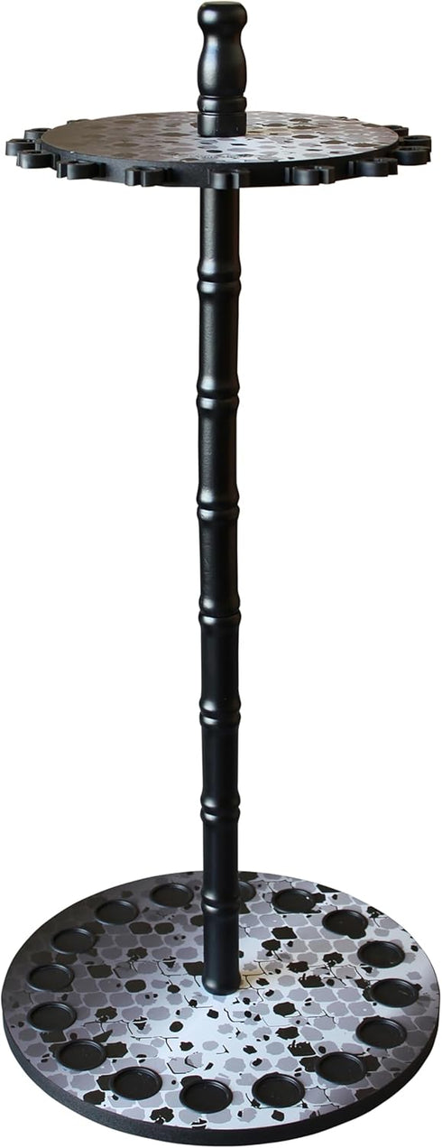 Rush Creek Creations Round Spinning Fishing Rod Holder for 16 Poles, Fishing Gear and Accessories, Rod Rack