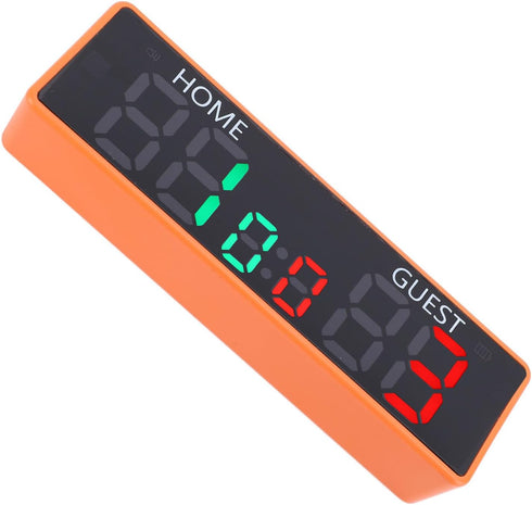 V30 6-Digit Mini Digital Scoreboard with Buzzer, Portable Rechargeable Tabletop Score Keeper for Board Games, Sports