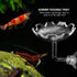 Chiffonade 2.3in Acrylic Shrimp Feeding Dish Suction Cup Aquarium Bowl Smudge Resist Easy Clean for Hermit Crab Reptile