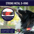 Leashboss Patterned Reflective Dog Collar, Colorful Triple Reflection Threads for Small, Medium and Large Dogs