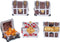 5pcs Pirate Chest Aquarium Decor, Treasure Chest Accessory for Fish Tank Microlandscape