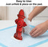 20Pcs 7.3 3.9in Dog Pee Post Guide Paper Pee Trainer, Hydrant Shaped Pet Diaper Pad Guide for Small Dogs, Puppies Dogs