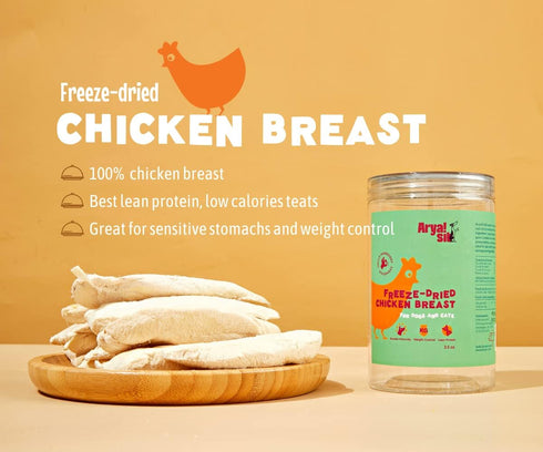 Freeze-Dried Dog Treats (Single Ingredient Chicken Breast)
