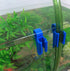 AKOAK 3 Pcs Multi-Functional Fish Tank Hose Support, Blue Mounting Water Pipe Clip