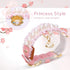 PetsHome Premium PU Leather Cat and Dog Collar, Adjustable, Cute Pearl, Beautiful Lace, Small Pink