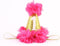 Stock Show 1st Pet Birthday Cone Hat for Dogs Cats, Holiday Party Hat with Flowers Accessories and Adjustable Headband