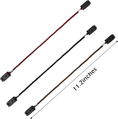 SATINIOR 6 Pieces Adjustable Hat Strap Clips with Windproof Clips (Purple, Black, Brown)