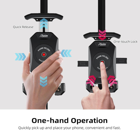 Roykaw Golf Cart Magnetic Phone Holder Mount for EZGO/Club Car/Yamaha, 360° Rotatable, One-Handed Use