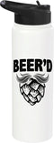 Beer Brewing Gift Idea Homebrewing Craftbeer Beer'd Graphic Homebrewing Winemaking Brewery Craftbeer Hop Stainless Steel Insulated Water Bottle