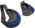Mipcase Puppy Harness Cross-body Pet Carrier for Small Dogs, Sling Bag for Cats, Dark Blue, Polyester Travel Harness