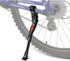 Flexzion Adjustable Aluminum Kickstand for Mountain Bike, Fits 22-26 Inch Tires, Black Rear Mount Side Stand