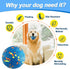Dog Balls, Tennis Ball Toys for Aggressive Chewers, 3'' Diameter Durable Fetch Balls for Large and Medium Dogs