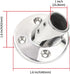 Stainless Steel Boat Rail Fittings, 60/90 Degree Marine Grade Handrail Base for 7/8 or 1 inch Tube