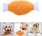LOXGO Puppy Chewing Toy Pet Dogs Biteable Plush Toy Dog Squeak Toy Squeeze Bone Toy Soft Dog Toothbrush Biting Toy Pet
