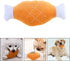 LOXGO Puppy Chewing Toy Pet Dogs Biteable Plush Toy Dog Squeak Toy Squeeze Bone Toy Soft Dog Toothbrush Biting Toy Pet