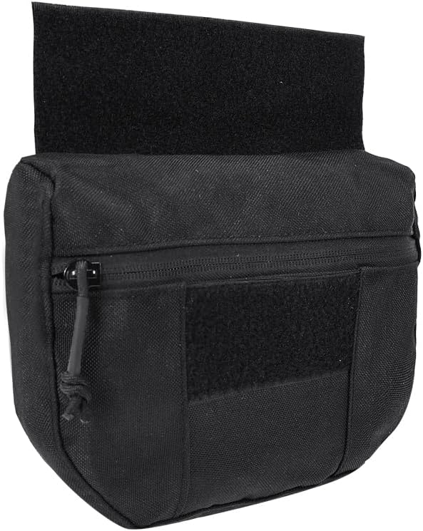 Tactical Dump Drop Pouch Utility Pouch with Hook & Loop for AVS JPC CPC Tactical Vests and Chest Rig
