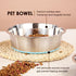 5mm Thick Stainless Steel Dog Bowls, Non-Slip with Silicone Base, 2 Cups Food Grade BPA Free, 2 Pack