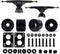 VJ Longboard Truck and Wheel, 70mm Wheels w 7inch 180mm Trucks, Longboard Bearings and Hardware