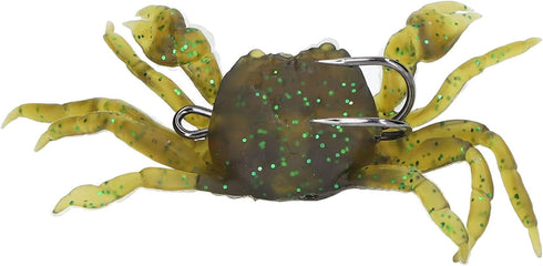 Boxwizard 8Pcs 13cm /33.5g Artificial Crab Baits, Simulation Crab Soft Lure Fishing Bait with Hooks for Freshwater