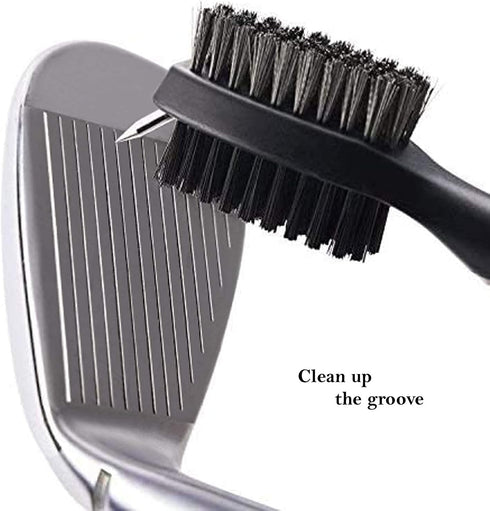 Golf Towel for Bag with Clip & Accessories Set, 2 Towels, Cleaning Brush, Gifts for Golfers