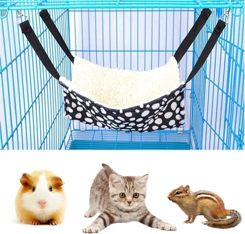 Pet Cotton Hammock, Hanging Bed for Bird, Parrot, Rat, Sugar Glider, Chinchilla, Squirrel, Guinea Pig