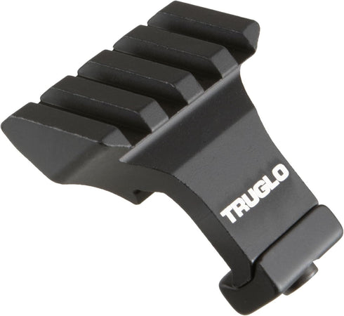 TRUGLO 45 Degree Offset Tactical Hunting Shooting Aluminum 2" Picatinny Rail Mount for Versatile Optics