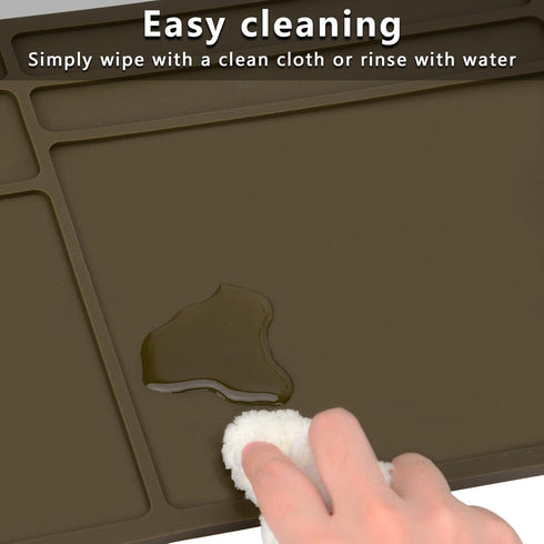 Raiseek Cleaning Mat - Pistol Gun Maintenance Mat, Anti-Slip Rubberized Repair Mat 15.9" x 9.8"