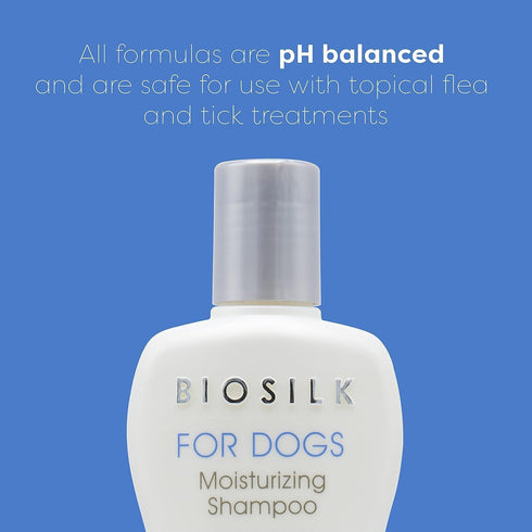 12 Oz 2 Pack BioSilk Silk Therapy Moisturizing Shampoo for Dogs - Best Dog Shampoo for Pets with Dry, Itchy