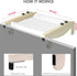 COODIA 2 in1 Hammock Cat Window Perch, Wooden Window Perch for Cats Inside, Cat for Window, Versatile Cat Window Bed