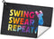 Swing Swear Repeat Funny Golf Towel, Polyester and Cotton Blend, Golf Gifts for Men, Husband, Boyfriend, Dad