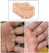 DeaHea 6 Set Pair Anti-Slip Workout Grips Pads Silicone Padded Weight Lifting Gloves Shock Absorption Palm Protector