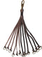 TOURBON Leather Hunting Strap, Dove Bird Waterfowl Duck Game Carrier Hanger Tote Shooting Accessories