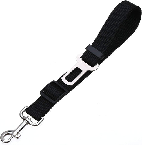 Elisel 2 Packs Adjustable Length Pet Dog Cat Car Seat Belt | Pet Accessories for Dogs, Cats, and Pets (Black)
