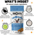 Dinovite YakoSnaks, Himalayan Yak Chews for Dogs, Long Lasting Low Odor Chews, Small Dogs