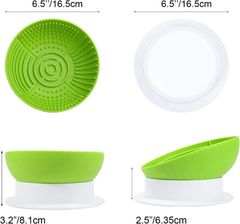 Silicone Dog Bowl Detachable Slanted Dog Bowl, Dog Lick Bowl, Dog Licking Mat, Dog Slow Feeder Puzzle for Anxiety, Calming and Boredom