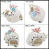 Aquarium Decorations, White Ceramic Conch Thematic Ornament for Betta Fish Hiding, Small and Medium